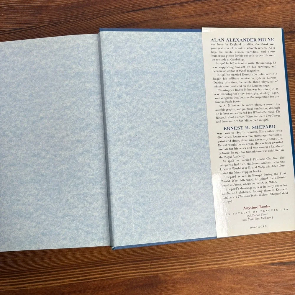 Vintage Winnie the Pooh Hardcover Book‎ Lot A.A. Milne 1996 First Edition & 1994